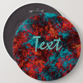 Dunkelblaue Textur aus Wildledergranit Button (Vorne & Hinten)