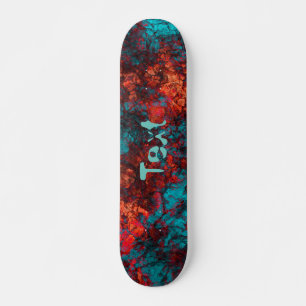Dunkelblaue Textur aus Wildledergranit Skateboard