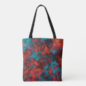 Dunkelblaue Textur aus Wildledergranit Tasche (Rückseite)