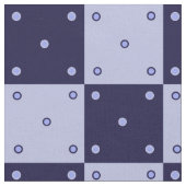 Dunkelblaue und hellblaue Quadrate Stoff (Nahaufnahme)