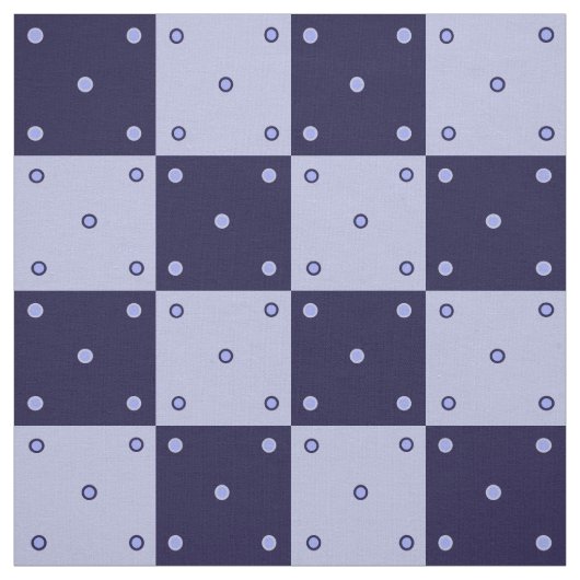 Dunkelblaue und hellblaue Quadrate Stoff (Muster)