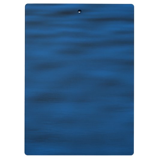 Dunkelblaue Wasserarme Klemmbrett (Rückseite)