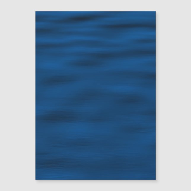 Dunkelblaue Wasserarme Magnetkarte (Vorderseite)