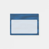 Dunkelblaue Wasserarme Post-it Klebezettel (Vorderseite)