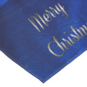 Dunkelblaue Weihnachten Tischdecke (Schrägansicht)