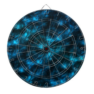 Dunkelblaue Wellen Dartscheibe