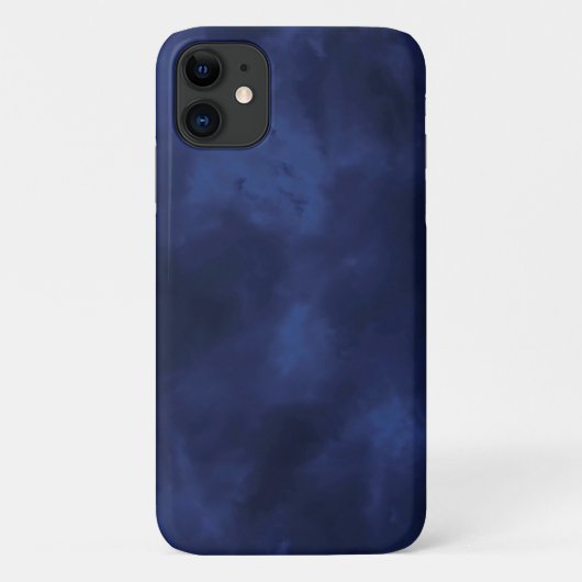 Dunkelblaue Wolken Case-Mate iPhone Hülle (Rückseite)