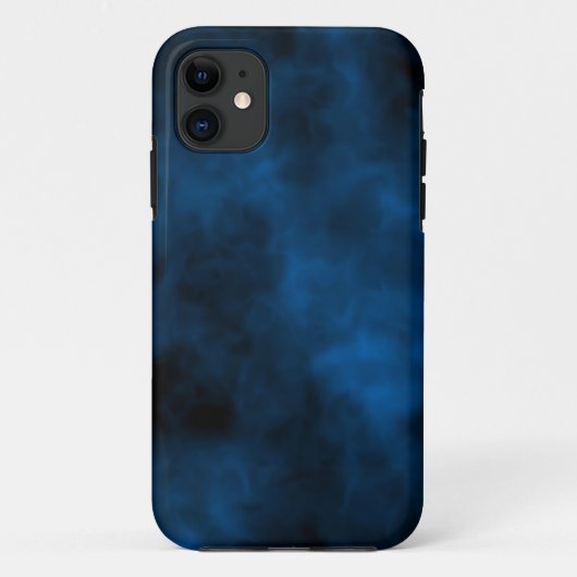 dunkelblaue Wolken Case-Mate iPhone Hülle (Rückseite)
