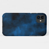 dunkelblaue Wolken Case-Mate iPhone Hülle (Rückseite (Horizontal))