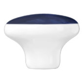 Dunkelblaue Wolken Keramikknauf (Seitenansicht)