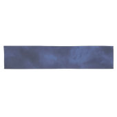 Dunkelblaue Wolken Kurzer Tischläufer (Horizontal)