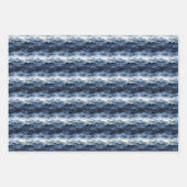 Dunkelblauer Berg Landschaft Geschenkpapier Set (Vorderseite 2)