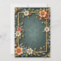 Dunkelblauer Blumenbecher Hochzeit