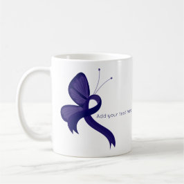 Dunkelblauer Butterfly-Tasse Kaffeetasse