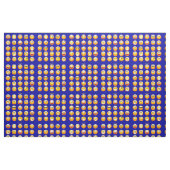 dunkelblauer Emojintstoff Stoff (Fat Quarter (45,7 x 55,9 cm))