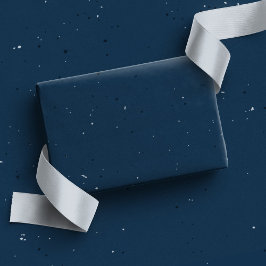 Dunkelblauer Fleck, einfacher Spaßurlaub Geschenkpapier