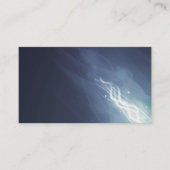 Dunkelblauer Glüheffekt - Visitenkarte (Vorderseite)