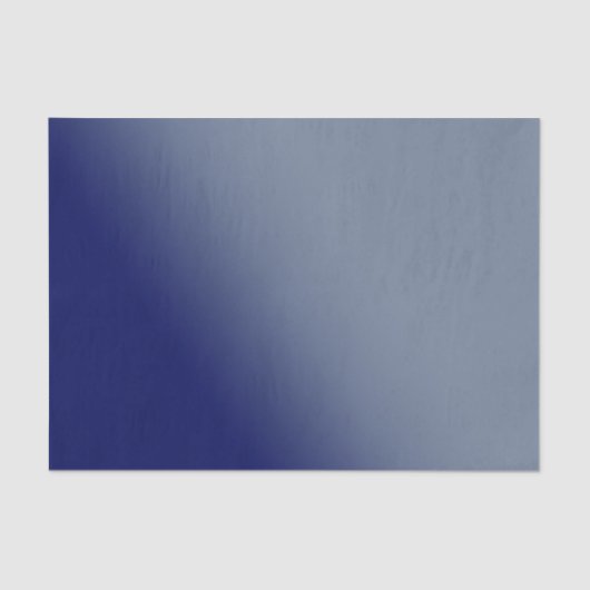 Dunkelblauer Gradient Seidenpapier (Vorderseite)