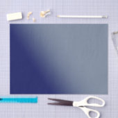 Dunkelblauer Gradient Seidenpapier (Handwerk)