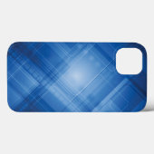 Dunkelblauer Hi-Tech-Hintergrund Case-Mate iPhone Hülle (Rückseite (Horizontal))
