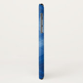 Dunkelblauer High-Techer Hintergrund Case-Mate iPhone Hülle (Hinten/Links)