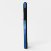 Dunkelblauer High-Techer Hintergrund Case-Mate iPhone Hülle (Hinten/Links)
