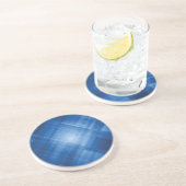 Dunkelblauer High-Techer Hintergrund Getränkeuntersetzer (Seite)