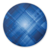 Dunkelblauer High-Techer Hintergrund Keramikknauf (Vorderseite)