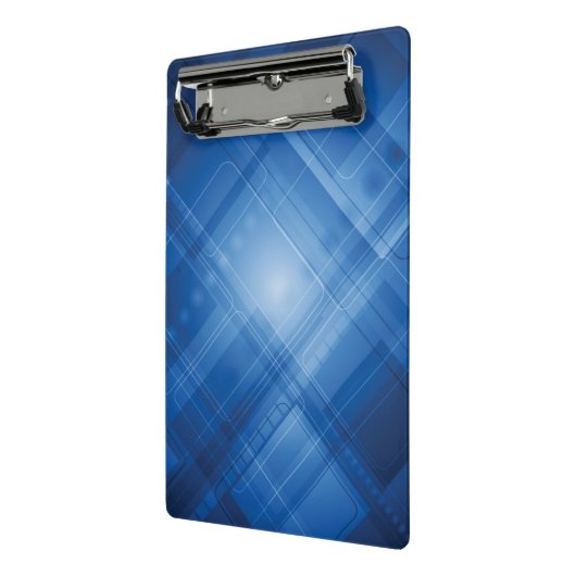 Dunkelblauer High-Techer Hintergrund Mini Klemmbrett (Gewinkelt2)