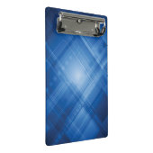 Dunkelblauer High-Techer Hintergrund Mini Klemmbrett (Schrägansicht)