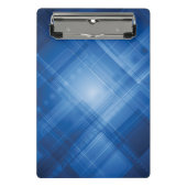 Dunkelblauer High-Techer Hintergrund Mini Klemmbrett (Vorderseite)