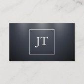 Dunkelblauer Hintergrund mit Licht Visitenkarte (Vorderseite)