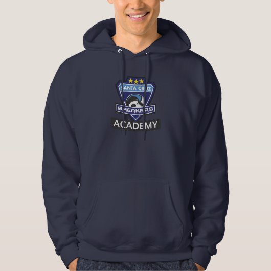 Dunkelblauer Hoodie (Vorderseite)