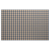 Dunkelblauer Kaffee Tan Brown Tartan Squares Muste Stoff (Fat Quarter (45,7 x 55,9 cm))