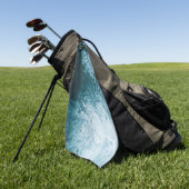 Dunkelblauer Ozean Golfhandtuch (Gras)