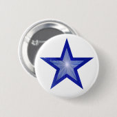 Dunkelblauer Star-Button weiß Button (Vorne & Hinten)