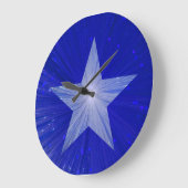 Dunkelblauer Star rund um die Uhr (Winkel)