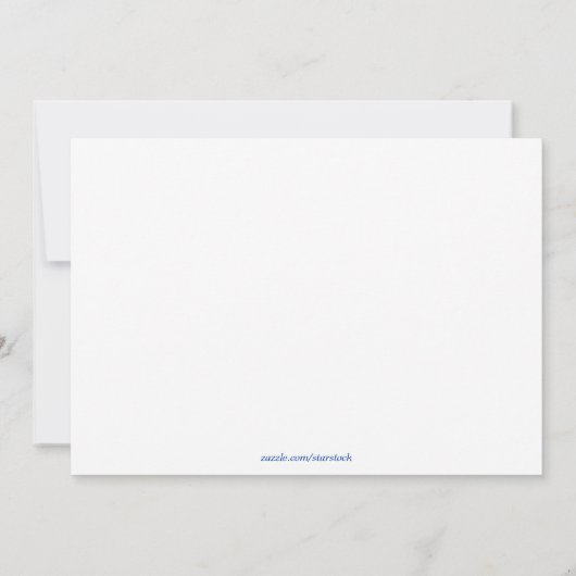 Dunkelblauer Vogelkäfig, Damaskus Einladung (Rückseite)