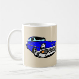 Dunkelblaues 57 Bel Air Kaffeetasse
