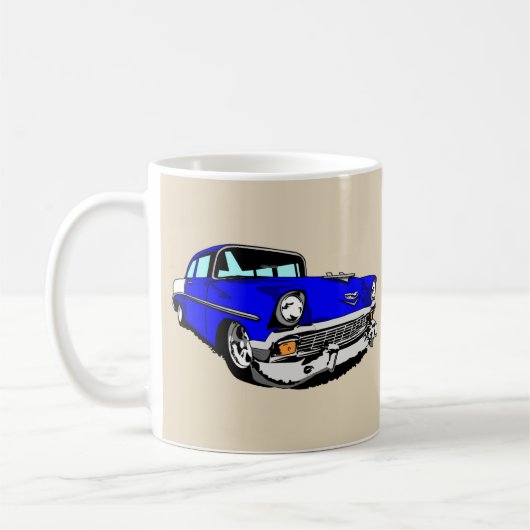 Dunkelblaues 57 Bel Air Kaffeetasse (Links)