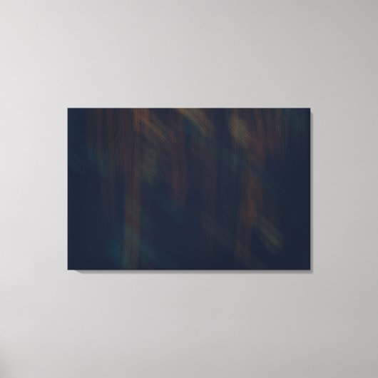 Dunkelblaues abstraktes Bild Leinwanddruck (Vorderseite)