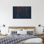 Dunkelblaues abstraktes Bild Leinwanddruck (Insitu (Schlafzimmer))