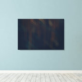 Dunkelblaues abstraktes Bild Leinwanddruck (Insitu (Holzboden))