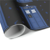 Dunkelblaues Aussenseiterpapier sternenklare Nacht Geschenkpapier (Rolleneckpunkt)