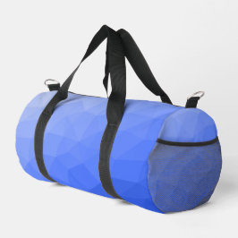 Dunkelblaues Gefälle geometrisches Maschenmuster Duffle Bag