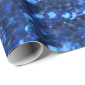 Dunkelblaues Glitzer-Verpackungs-Papier Geschenkpapier (Rolleneckpunkt)