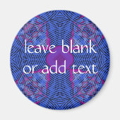 dunkelblaues Kreuz Magnet (Vorne)