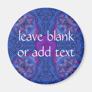 dunkelblaues Kreuz Magnet