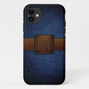 Dunkelblaues Leder sieht braun aus Case-Mate iPhone Hülle