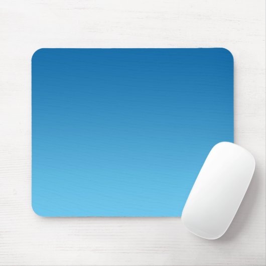 "Dunkelblaues Ombre" Mousepad (Mit Mouse)
